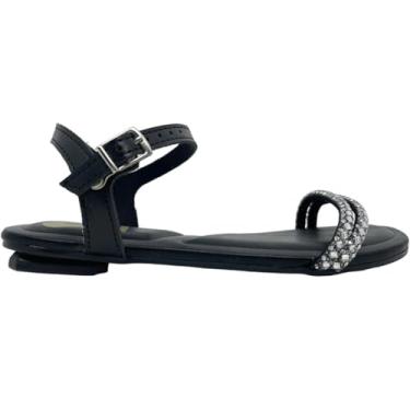 Imagem de Sandália Rasteira Infantil Menina Casual Dia a Dia com Pedraria Molekinha 2354.107