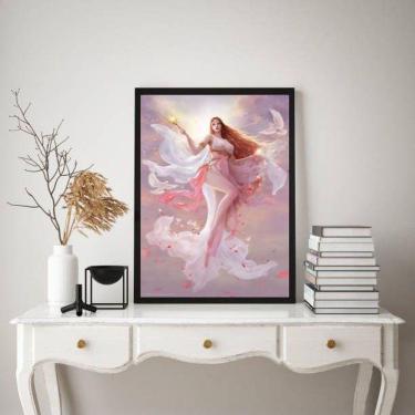 Imagem de Quadro Decorativo Afrodite- Deusa Da Beleza 33X24Cm - Vidro