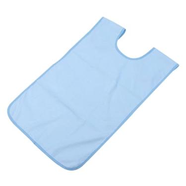 Imagem de CLISPEED 2 Peças babador adulto babadores de silicone para babadores reutilizáveis ​​para idosos roupas para homens camisas masculinas babador de toalha de saliva à prova d'água
