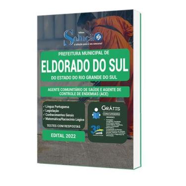 Imagem de Apostila Eldorado Do Sul Rs 2022 Agt Comunitário Saúde E Ace
