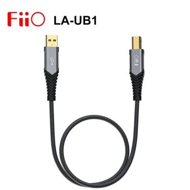 Imagem de Fiio LA-UB1 porta quadrada usb-a para usb-b adaptador k5 pro/k9 pro usb cabo de áudio decodificado