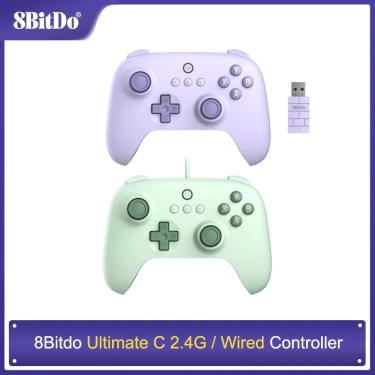 Imagem de 8BitDo-Ultimate C Wireless Gaming Controller  Com Fio  PC  Windows 10  11  Steam Deck  Raspberry Pi