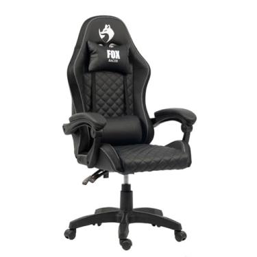 Imagem de Cadeira Gamer Fox Vulpes Com Ajuste Reclinável Com Almofadas Até 110kg Preto