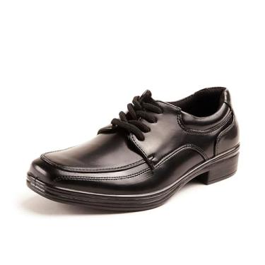 Imagem de Cal ado Oxford para meninos Deer Stags Sharp (crian a pequena/crian a grande), Preto, 9 Toddler