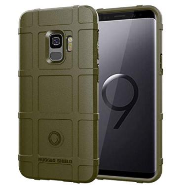 Imagem de Capa para Samsung Galaxy S9, proteção robusta, material TPU de fibra de carbono, macio, antiderrapante, macio, anti-impressão digital, capa totalmente protetora para Samsung Galaxy S9