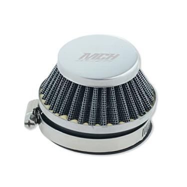 Imagem de MCHMFG Filtro de ar de 58 mm para Dellorto SHA Carburador Tomos A35 Minarelli Puch Moped 47cc 49cc Mini Pocket Dirt Bike (Prata)