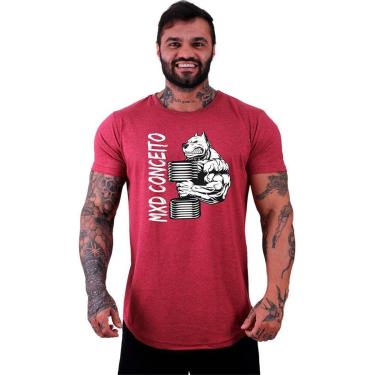 Imagem de Camiseta Longline MXD Conceito Pitbull BodyBuilder Masculina-Masculino