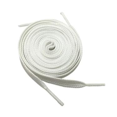 Imagem de Cadarços Luminosos Tênis Planos Cadarços De Sapato De Lona Brilham No Escuro Cor Da Noite Cadarço Crianças Presente De Festa(Color:WHITE,Size:140cm)
