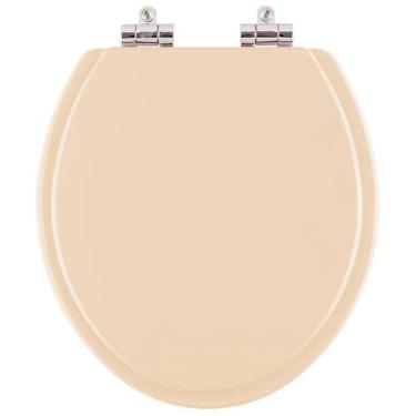 Imagem de Assento Sanitario com Amortecedor Convencional Oval cor Pessego Rosa Shell para vaso Incepa