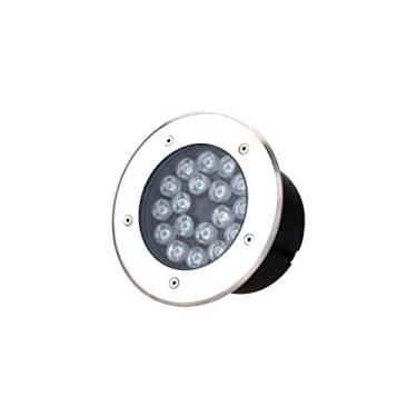 Imagem de Gaya Embutido de Solo 15W Temperatura Cor Verde 1440 Lúmens IP67 Bivolt Redondo