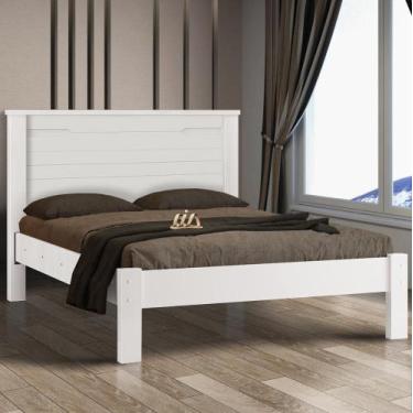 Imagem de Cama De Casal Reforçada Branca - Zuke Shop Jm - Fênix