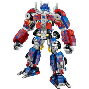 Imagem de Bloco De Montar Transformers Optimus Prime 478 pçs Brinquedo