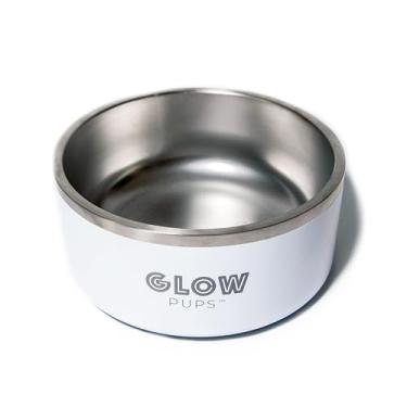 Imagem de Tigela para cães - isolada a vácuo mantém a água fresca, base antiderrapante, interior fácil de limpar, aço inoxidável durável, várias cores, ideal para viagens, 946 ml - Tigela para animais de