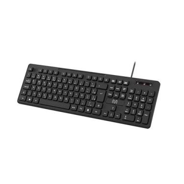Imagem de Teclado Com Fio Conexao Usb C/ Cabo De 180Cm Preto Tc294 - Multilaser