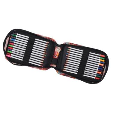 Imagem de Conjunto de Lápis de Cor, Conjunto de Lápis de Desenho de Arte à Base de óleo de 72 Cores Lápis de Pintura de Núcleo Multicolorido Pintados à Mão Esboço Desenho Lápis de Arte