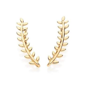 Imagem de Brincos banhado ouro 3x 24k 18k e 22k femininos ear cuff rommanel gram