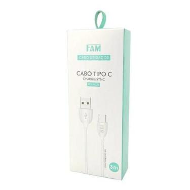 Imagem de Cabo tipo c 3m fca-xc30 fam