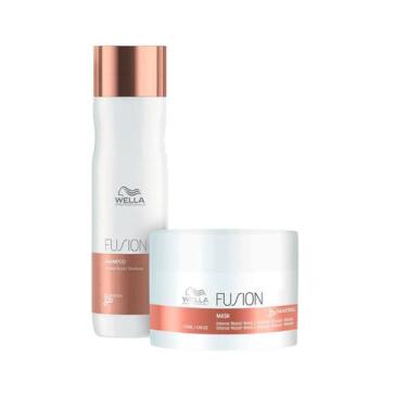 Imagem de Kit Fusion Shampoo 250ml e Máscara 150ml - Wella Professionals
