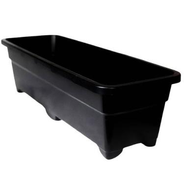 Imagem de kit com 2 Vasos Plastico Jardineiras Floreira Grande Horta temperos em