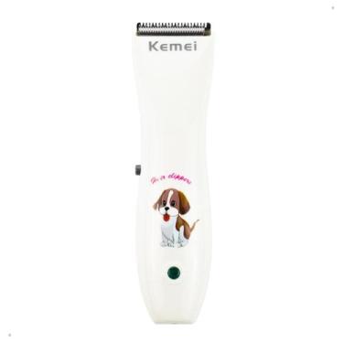 Imagem de Máquina Tosa Profissional Com Pente Para Cachorro Pet - kemei, Aparado