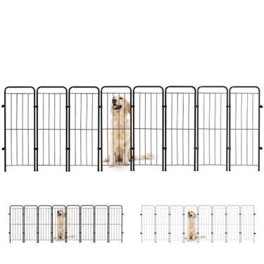 Imagem de Cercado Caes Pet Cachorro Grade Cerca 8 Módulos 98 cm Altura - Utility