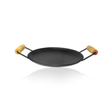 Imagem de Chapa Disco de Arado Redondo Lisa de 28 Cm de Aço Para Bife Mk, Disco,