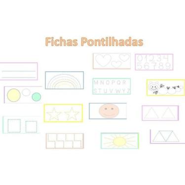 Imagem de Jogo Dos Pontilhados Letras E Números Para Crianças Brincar plastifica