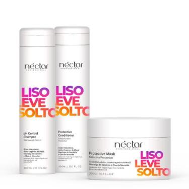 Imagem de Kit Néctar Professional Home Care Liso Leve Solto