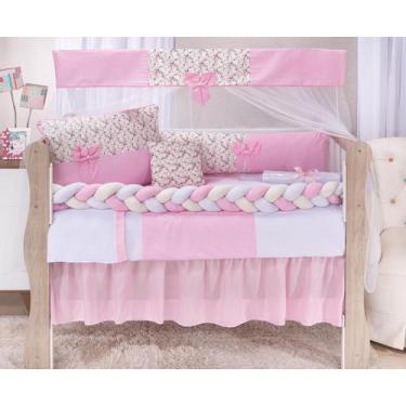 Imagem de Kit Enxoval Completo Berço Americano Estampado Luxo - Beatriz Baby Enx