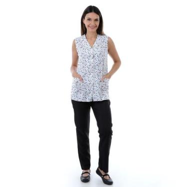 Imagem de Kit com 2 Conjuntos Estampados  de Calça e Colete  em Algodão para Dom