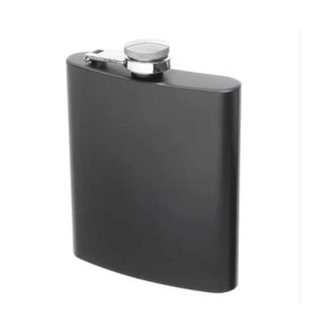 Imagem de Cantil Garrafa de Bolso p/ Bebidas Whisky 224 ml Aço Inox - Art House