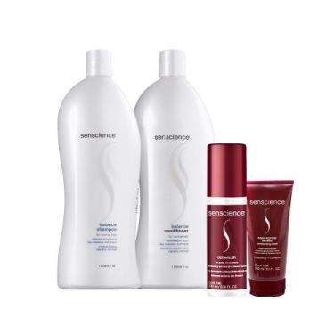 Imagem de Kit Senscience Balance Detangler Restore Salon (4 produtos)