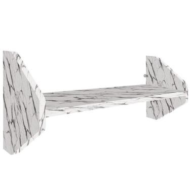 Imagem de Prateleira Nicho de Parede de Livros Decorativa em MDF Mangis 56 x 15 