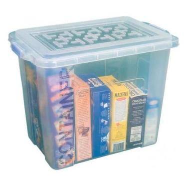 Imagem de Caixa Organizadora Transparente 23,5 Litros OR06 - São Bernardo