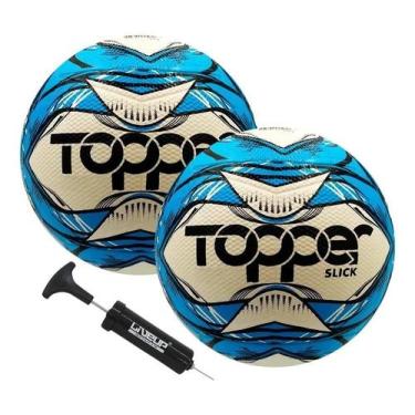 Imagem de Bola Futsal Topper Original (kit 2 Bolas) + Inflador