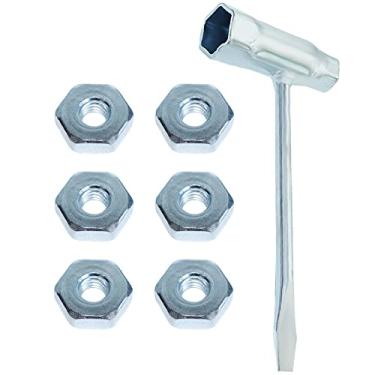 Imagem de HAISHINE Conjunto de motosserra T chave inglesa guia porcas para Stihl 024 026 MS240 MS260 MS192T MS200T 028 031 032 peças de motosserra a gás