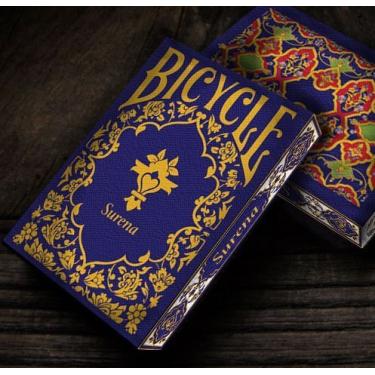 Imagem de Baralho Bicycle Surena Navy Blue Trim