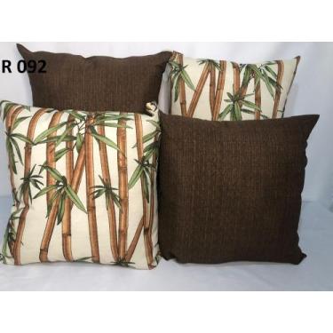 Imagem de Kit C/ 4 Capas P/ Almofadas Decorativas Colorida 48x48 - JZ Enxovais ,