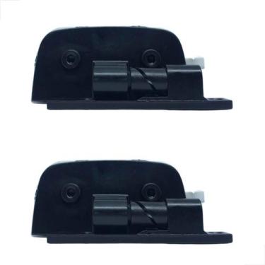 Imagem de Kit -Dobradiça Automatica Para Box De Banheiro AL C/2 Preto - Glasspeç