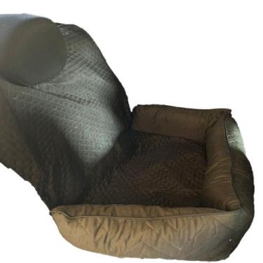 Imagem de Capa protetora para carros e viagens com pets - Comfortpet, Preto liso