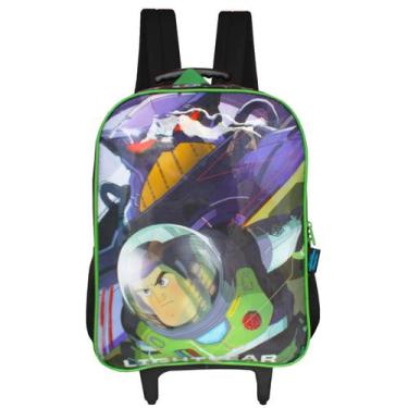 Imagem de Mochila Escolar De Rodinhas Buzz Lightyear Toy Story Preto - Luxcel, M
