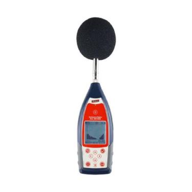 Imagem de Sonômetro Digital Pressão Sonora Microfone Filtro Banda 1/1 Classe 2 D