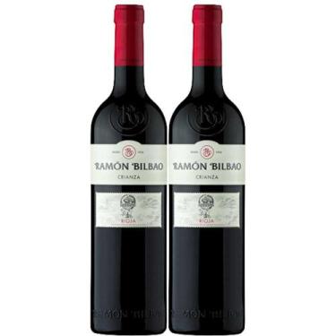 Imagem de Kit 2 Garrafas Vinho Tinto Ramon Bilbao Crianza Tempranillo 750ml - Bo
