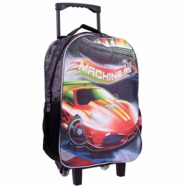Imagem de Mochila Rodinhas Escolar Infantil Machine Carros - Winth
