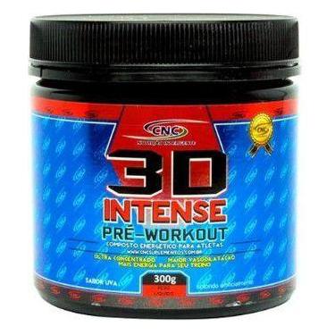 Imagem de 3 d intense pré workout 300g cnc  sabor açai com guaraná