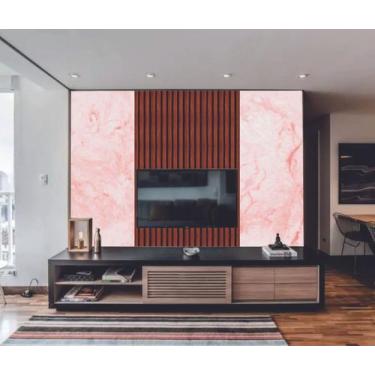 Imagem de Papel de Parede  Marmore e Ripado Tedencia  (folha med. 90x300 cm) - D