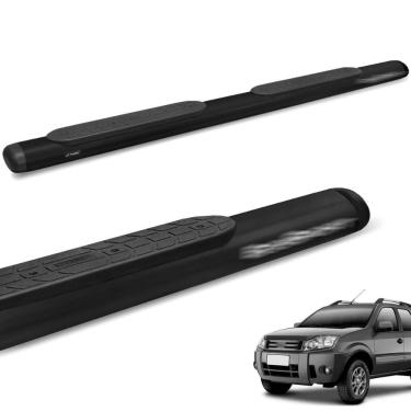 Imagem de Estribo Lateral Ecosport 2003 a 2012 Oval Oblongo Preto