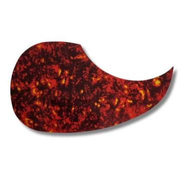 Imagem de Escudo Violão Gota Adesivo Tortoise Vermelho A025BP - Alice