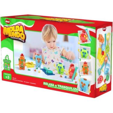 Imagem de Molda Mundo Massinha De Modelar Bonecos Divertidos Dismat