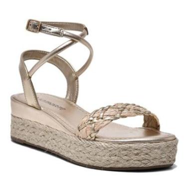 Imagem de Sandália Via Marte Anabela Dourada 23-14911-01-Feminino